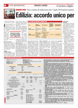Edilizia: accordo unico per aziende industriali e