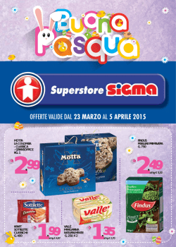 Scarica il volantino - Cedi Sigma Campania