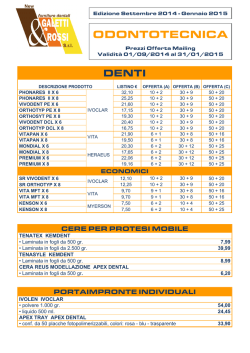 PROGRAMMA DENTI