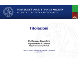 titolazione