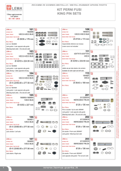 KIT PERNI FUSI KING PIN SETS - lema