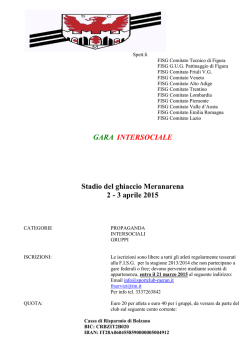 Gara Intersociale Merano 2-3 Aprile 2015
