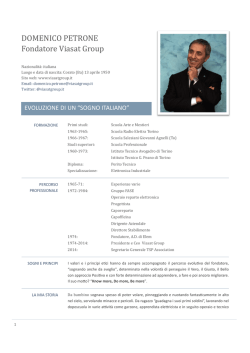 Biografia di Domenico Petrone