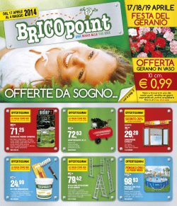 ABC BRICOPOINT Offerte da sogno... dal 17/04