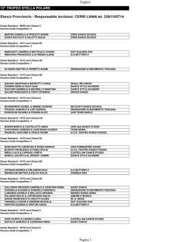 lista iscritti aggiornata