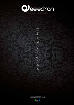 LISTINO PREZZI 2014 Building and Home Evolution