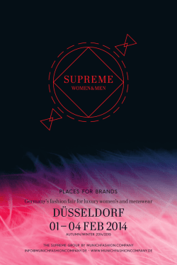 D&Uuml;SSELDORF 01 &ndash; 04 FEB 2014