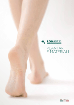 Scarica il nuovo catalogo plantari e materiali