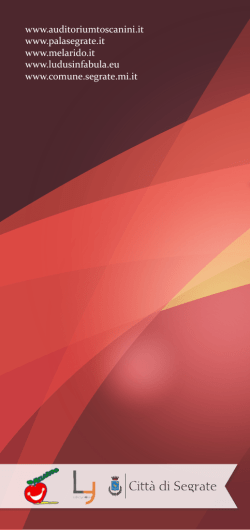 IL CALENDARIO DEGLI EVENTI A Cascina Commenda e Palasegrate