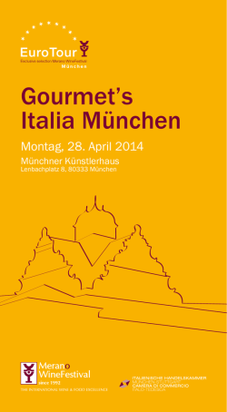 catalogo 2014 - Merano WineFestival