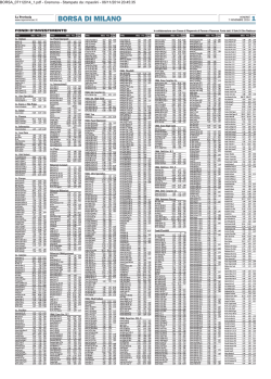 Il pdf con le quotazioni 1/2
