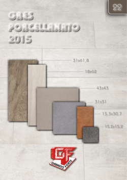 GRES PORCELLANATO 2015