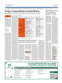 Irap, le interpretazioni della Cassazione