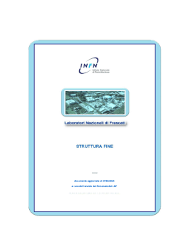 Struttura Fine LNF - Laboratori Nazionali di Frascati