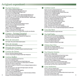 Artigiani espositori