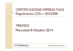 CERTIFICAZIONE IMPRESA FGAS