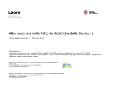 Albo regionale delle Fattorie didattiche della Sardegna