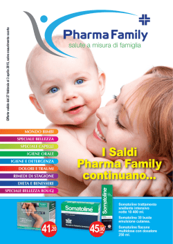 I Saldi Pharma Family continuano