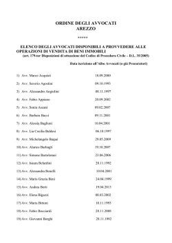 Ordine degli Avvocati di Arezzo