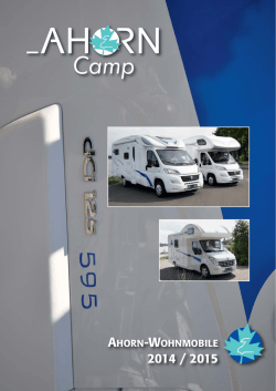 ahorn-wohnmobile 2014/2015
