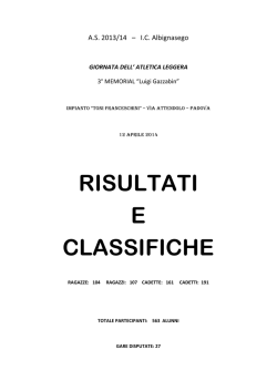 A.L. 13-14 - ic albignasego