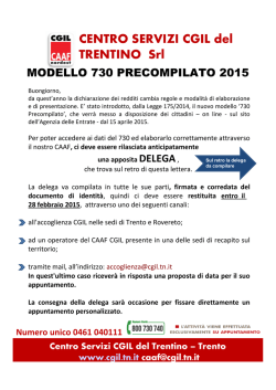 scarica qui e consegna la delega al caaf cgil per