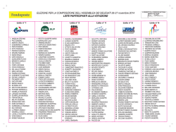 13/11/14 lista partecipanti alla votazione per la
