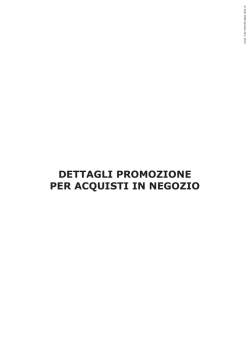 dettagli della promozione