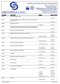 Stampa Categorici Trenitalia - CNC Meccanica ::: Lavorazioni