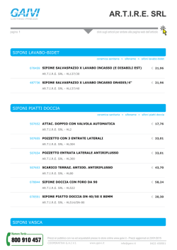 scarica listino AR.T.I.R.E. SRL in PDF con foto