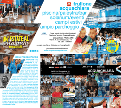 frullone acquachiara piscina/palestra/bar solarium/eventi campi