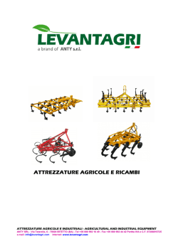 ATTREZZATURE AGRICOLE LEVANTAGRI