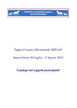 Catalogo - APA Oristano