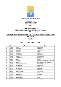 ELETTORATO ATTIVO DADR L Mediazione