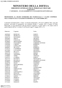 aliq. 2011 - Circolare n. M_D GMIL 0100203 del 24.02.2015