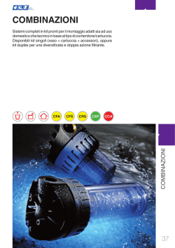 combinazioni - GF Water Filtration