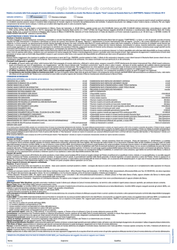 Foglio Informativo db contocarta