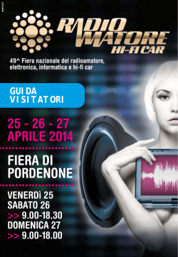 Guida ed espositori - Radioamatore Fiera