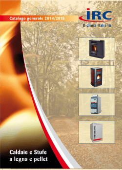 catalogo irc 2015 - Irc Riscaldamento a Legna e Pellet