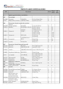 PRONTUARIO OSPEDALIERO - ASL della Provincia di Mantova