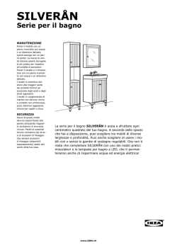 SILVERAN mobili per bagno