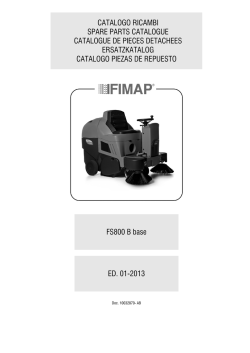 CATALOGO RICAMBI SPARE PARTS CATALOGUE