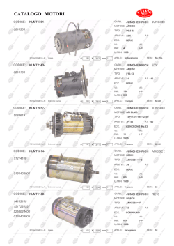 Catalogo motori x motore
