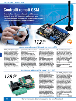 Sistemi GPS - Futura Elettronica
