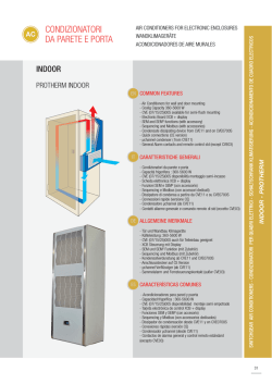 CONDIZIONATORI DA PARETE E PORTA