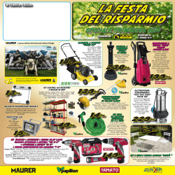 Festa del risparmio 2014 - STORE CENTER a Tolmezzo