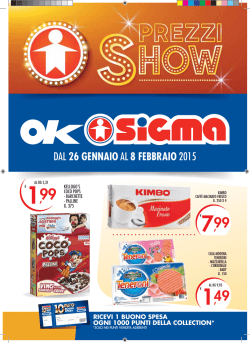Scarica il volantino - Cedi Sigma Campania