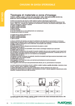 Chiusini e caditoie GS