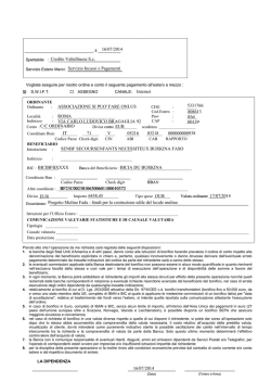 Bonifico per il Mulino di Fada - Si puó fare