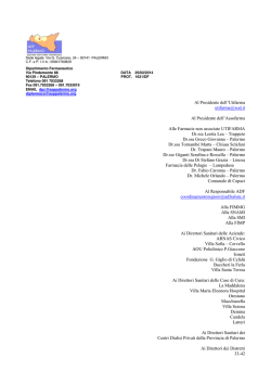 La circolare. - SNAMI Palermo